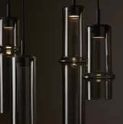 Lampa wisząca Bamboo Forest 75 cm przydymiony szary Brokis