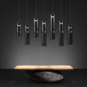 Lampa wisząca Bamboo Forest 75 cm przydymiony szary Brokis