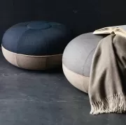 Pufa duża Indigo Fritz Hansen