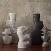 Świecznik Yara piaskowy Ferm Living