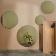 Lustro ścienne Circum 70 cm taupe AYTM