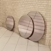 Lustro ścienne Circum 70 cm bursztynowe AYTM