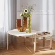 Stolik kawowy Tribus 60 cm piaskowy AYTM