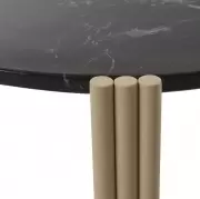 Stolik kawowy Tribus 60 cm Jasny piasek/czarny AYTM