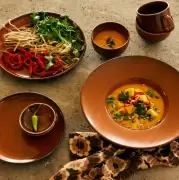 Talerz głęboki Chef Ceramics 19,3 cm pomarańczowy HKliving