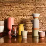 Dzbanek ceramiczny do herbaty 70s oasis HKliving