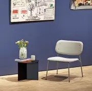 Stolik kawowy Slit 45 cm mosiężny HAY