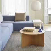 Stolik kawowy Slit 65 cm dąb lakierowany na czarno HAY