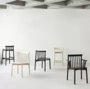 Krzesło barowe Pind 65 cm brązowe Normann Copenhagen