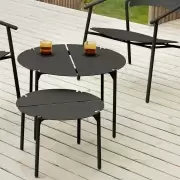 Stolik ogrodowy Novo 50 cm czarny AYTM