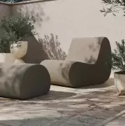 Pufa ogrodowa Rouli ciemny piasek Ferm Living