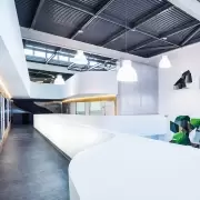 Lampa wisząca Lorosae 30 cm niebieska Nemo