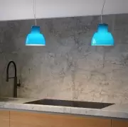 Lampa wisząca Lorosae 40 cm pomarańczowa Nemo