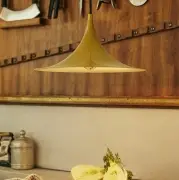 Lampa wisząca Semi 30 cm ciemne kakao połysk Gubi