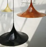 Lampa wisząca Semi 30 cm pomarańczowa połysk Gubi