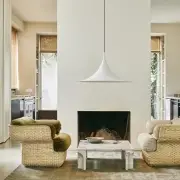 Lampa wisząca Semi 47 cm ciemne kakao połysk Gubi