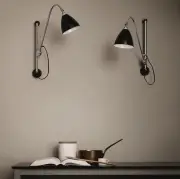 Lampa ścienna Bestlite BL5 czarny mosiądz porcelana Gubi
