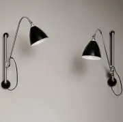 Lampa ścienna Bestlite BL5 czarny mosiądz porcelana Gubi