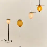 Lampa wisząca do ogrodu Satellite 27 cm kremowa biel Gubi