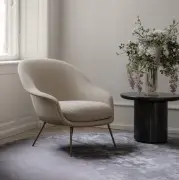 Fotel Bat Velvet Blue Gubi