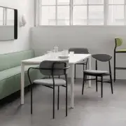 Krzesło Coco Velvet Grey Green Gubi