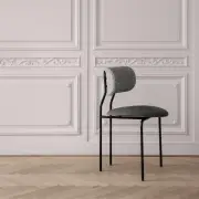Krzesło Coco Velvet Grey Green Gubi