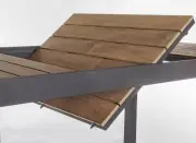 Stół rozkładany do ogrodu Elias 200-300 cm antracytowy Bizzotto