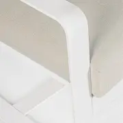 Sofa ogrodowa Merrigan 2 os. biała Bizzotto