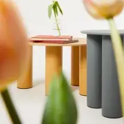 Stolik ogrodowy Hyppo 5 legs musztardowy Scab Design