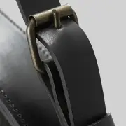 Lustro ścienne Adnet 45 cm czarne Gubi