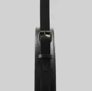 Lustro ścienne Adnet 45 cm czarne Gubi