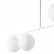 Lampa wisząca Suguri 52 cm Z PODWYŻSZONĄ SZCZELNOŚCIĄ IP44 biała UMMO