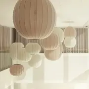Lampa sufitowa Knit-Wit 65 cm zielona Made By Hand
