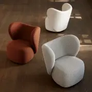 Fotel Obrotowy Little Big Chair Barnum Boucle 21 Norr 11