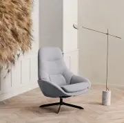 Fotel obrotowy Saga beżowy Bolia