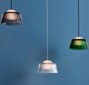 Lampa wisząca Brim przydymiona szara Hay