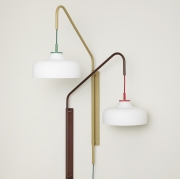 Lampa ścienna Current czerwona Hubsch