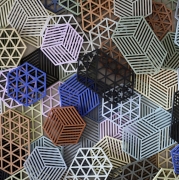 Podstawka pod gorące naczynia Hexagon 24 cm terakotowa Zone Denmark