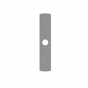 Lampa wisząca Tube 28 cm aluminium szczotkowane Moebe