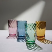 Szklanki Vienna 4 szt. niebieskie Lyngby Glas