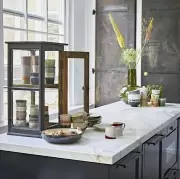 Miska ceramiczna tapas na nóżce 70s dunes HKliving