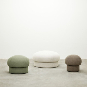 Pufa Uno 65 cm kremowa Design House Stockholm