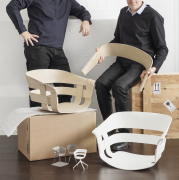 Krzesło obrotowe Wick czarne Design House Stockholm