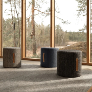 Pufa Björk jasnoszara Design House Stockholm