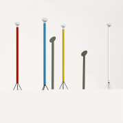 Lampa podłogowa Luminator czerwona Flos
