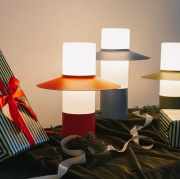 Lampa stołowa Caponio oliwkowa Ummo