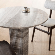 Stół Soho 120 cm silver trawertyn Norr 11