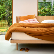 Łóżko Noa 160x200 Ażurowe Soft White Oak Auping