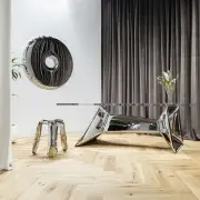 Lustro Rondo 95 cm Inox Zieta