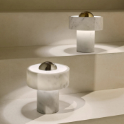 Lampa bezprzewodowa Stone złota Tom Dixon